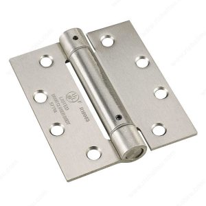 BBSPHINGE4 - Square 4.5x4 Spring Hinge - Satin Nickel - Box of 2