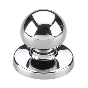BKNOBR26A - Round Bifold Knob - Chrome