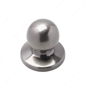 BKNOBRC15A - Round Bifold Knob - Antique Nickel