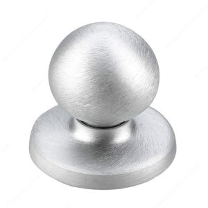 BKNOBRC26D - Round Bifold Knob - Brushed Chrome