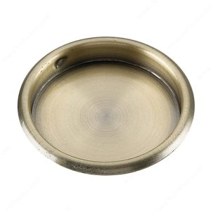 FPULLC11P - 2 1/8" Round Finger Pull - Antique Bronze