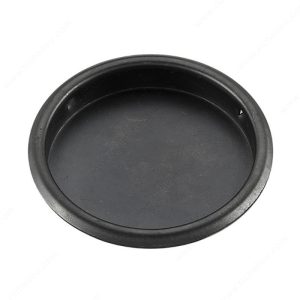 FPULLC19 - 2 1/8" Round Finger Pull - Matte Black