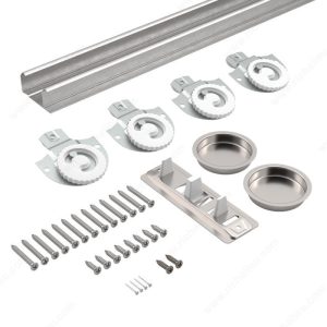 HON14672 - 72" By Pass for Hollow Door - Track & Wheels