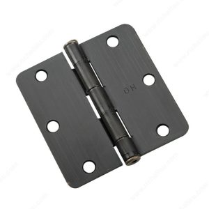 HINGEC11P – 3″ x 3″ Standard Hinge, 1/4″ Radius – Oil Rubbed Bronze