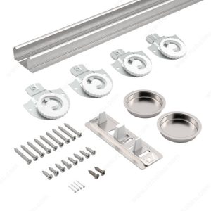 HON14648 - 48" By Pass for Hollow Door - Track & Wheels