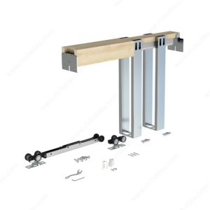 PDK96 - 96" Pocket Door Kit - 2x4 - Soft Close